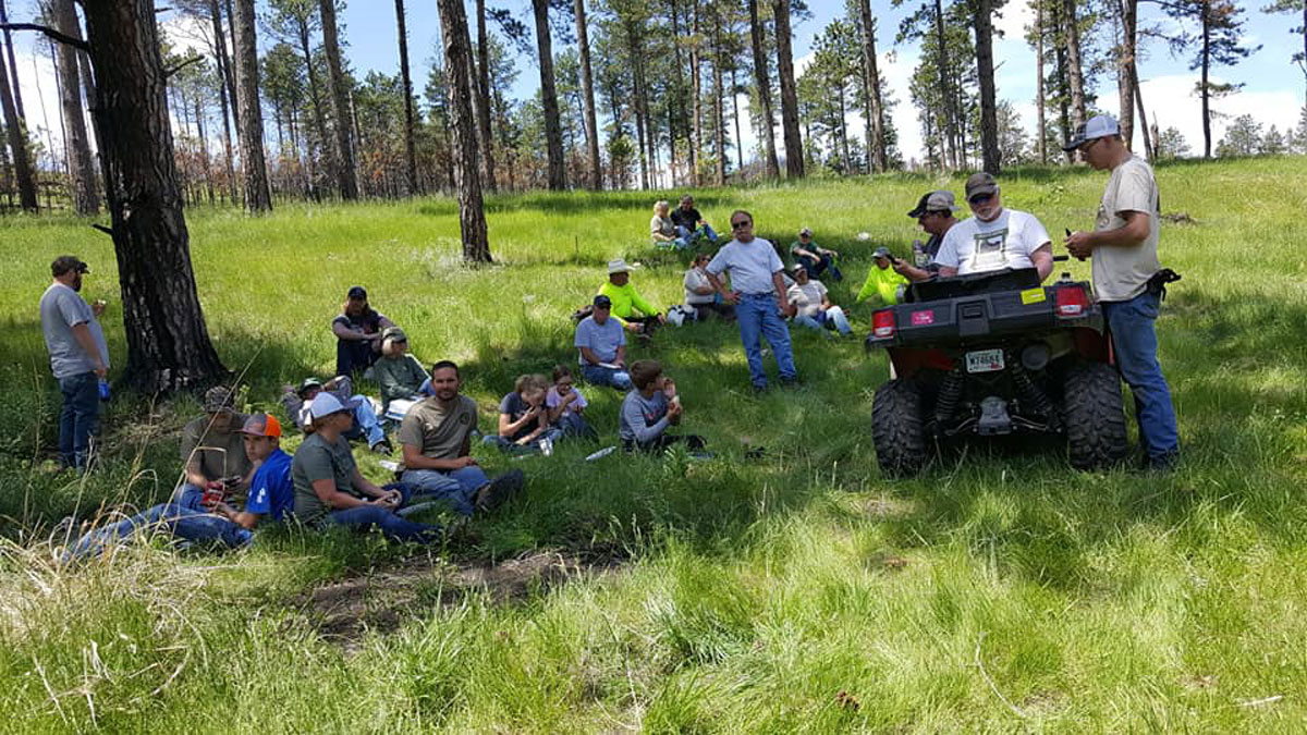 Volunteers Enhance South Dakota Elk Country Rocky Mountain Elk Foundation